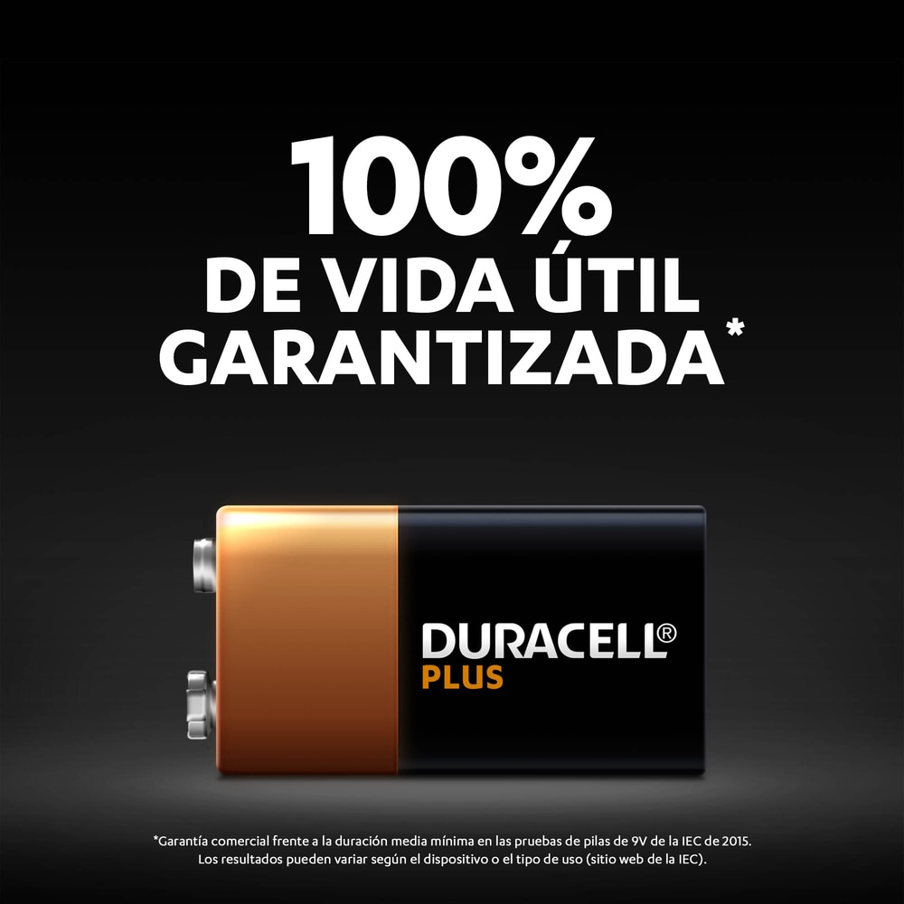 Pila Duracell Plus 9v (6LR61) blíster 1 unidad 2