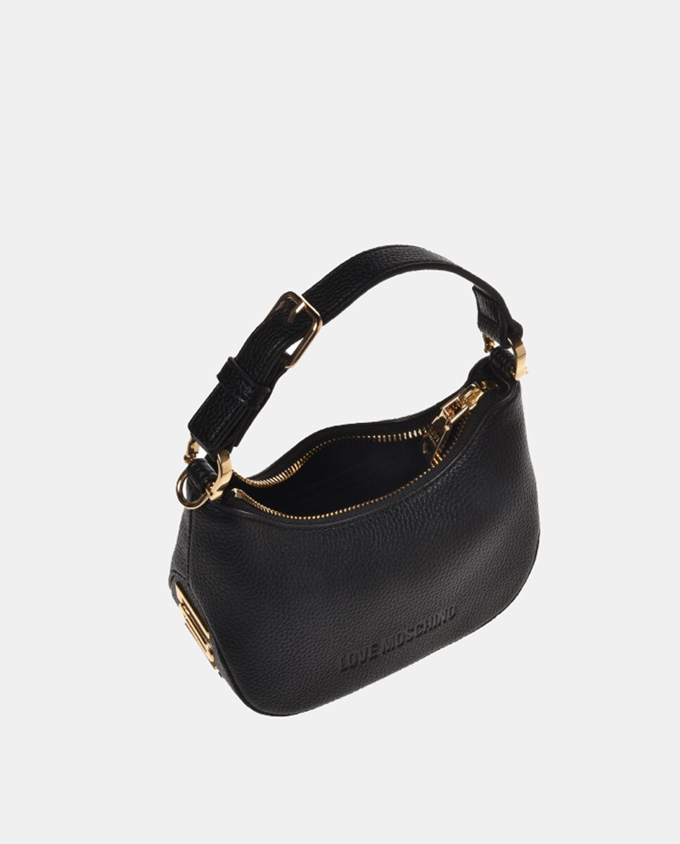 Mini Mala com Alça de Tiracolo Amovível - Preto Preto-3