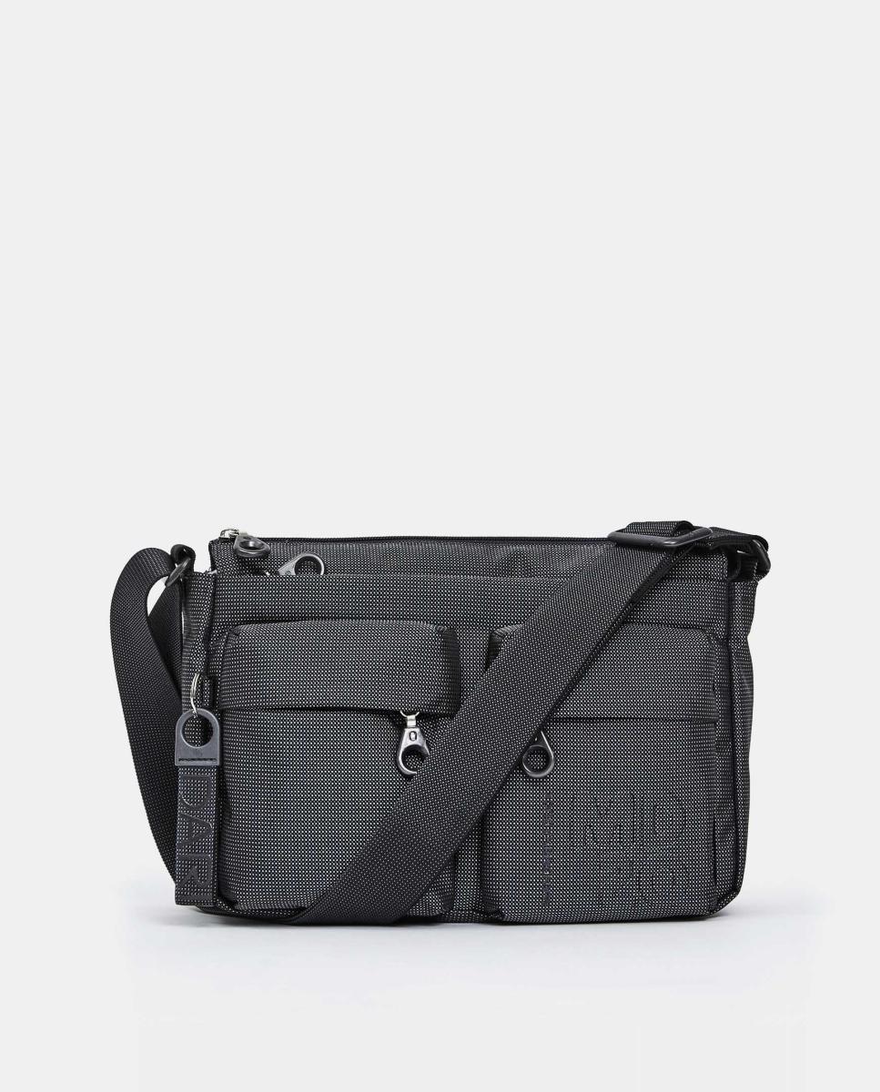 Imagem 0 de Mala a Tiracolo em Tecido Multibolsos
