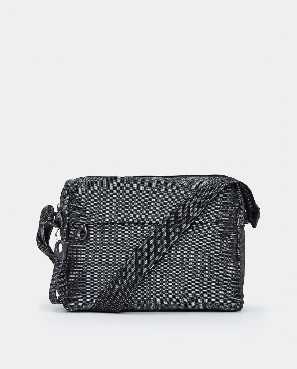 Imagen 0 de Bandolera mediana de mujer Mandarina Duck en gris oscuro con cremallera Gris oscuro