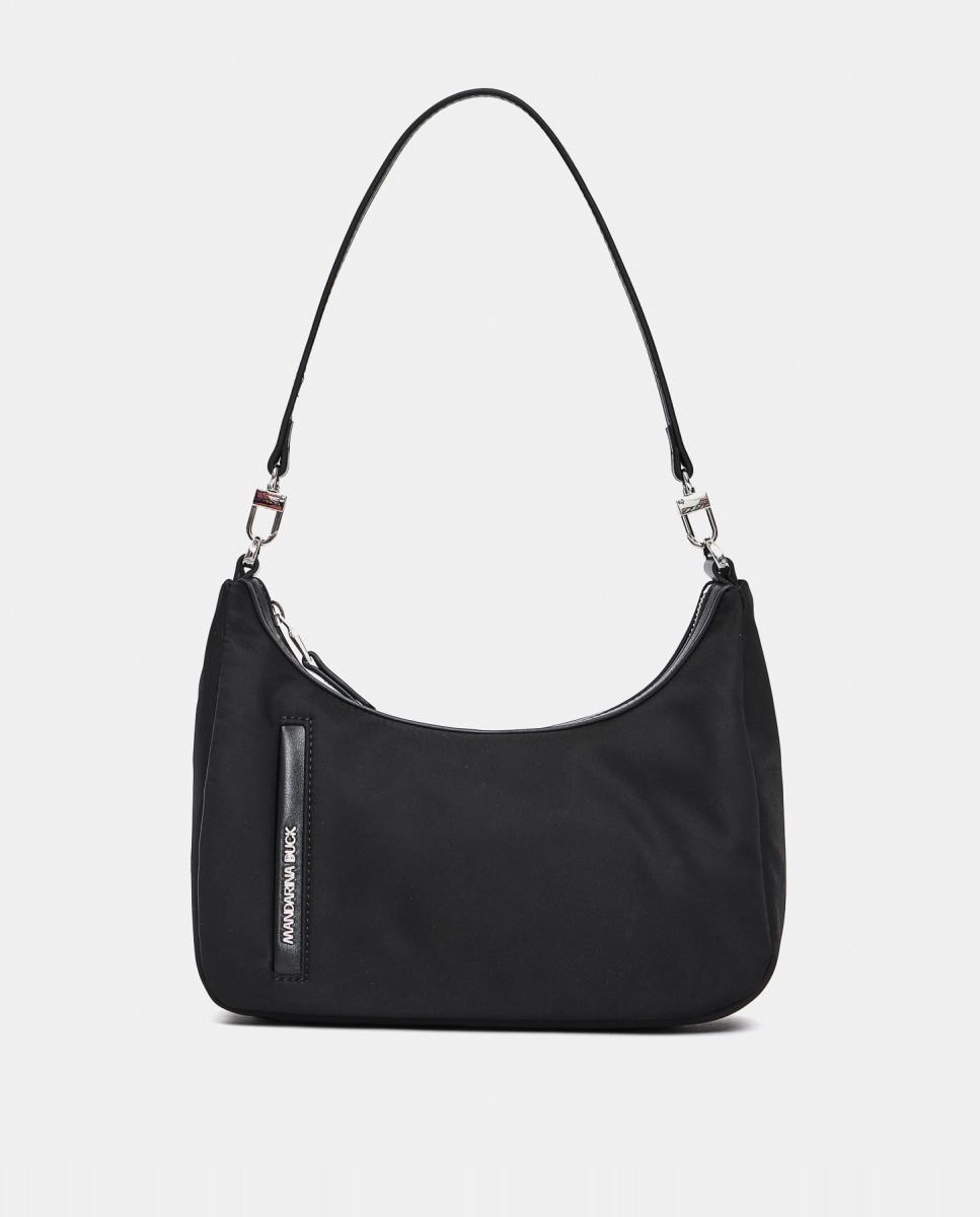 Mala Pequena com Alça de Tiracolo Amovível e Ajustável de Nylon - Vermelho-Brilhante Preto-1