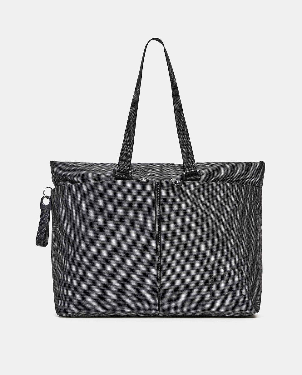 Mala Shopper com Várias Alças Cinzento-escuro-1