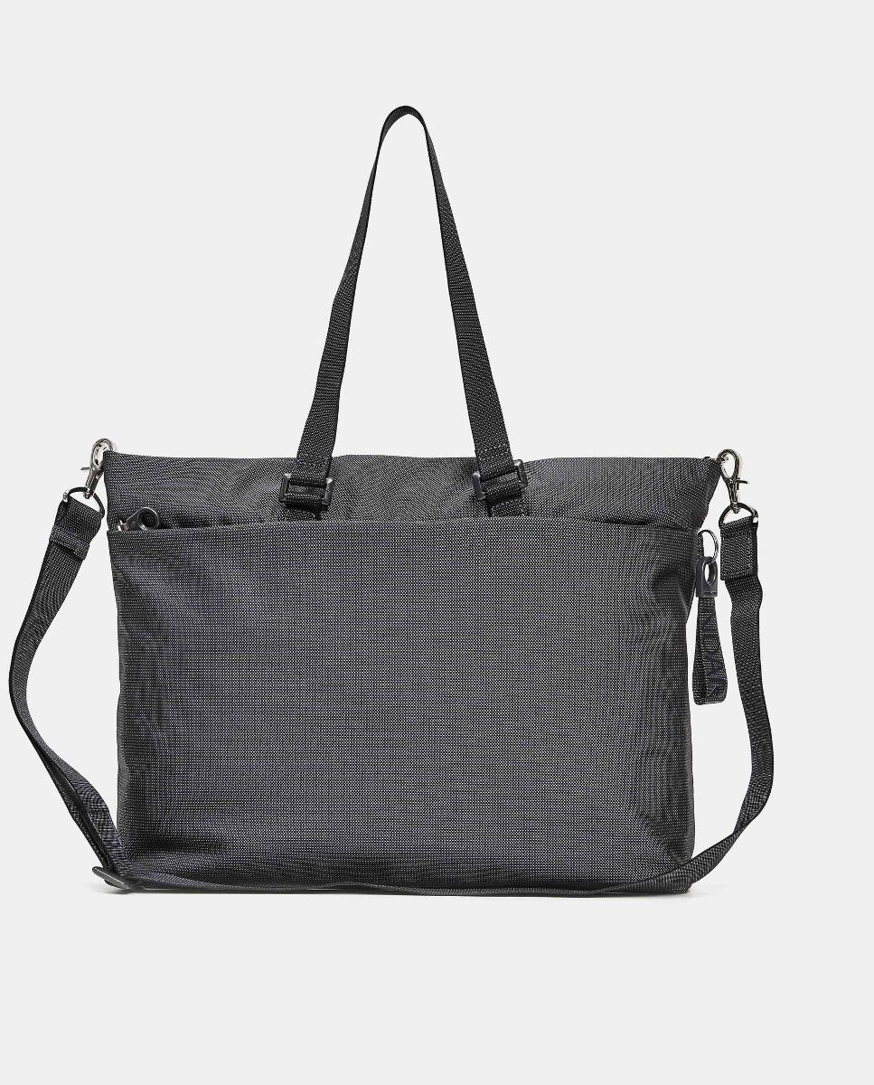 Mala Shopper com Várias Alças Cinzento-escuro-3