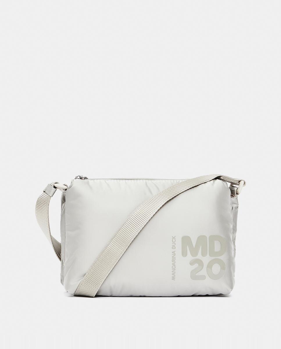 Mala a Tiracolo Tripla - Preto Cinzento-claro-1