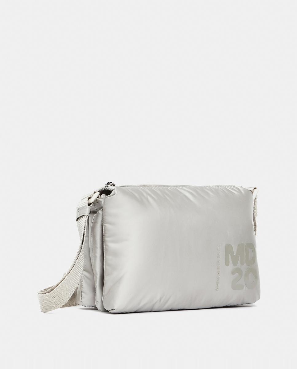 Mala a Tiracolo Tripla - Preto Cinzento-claro-2