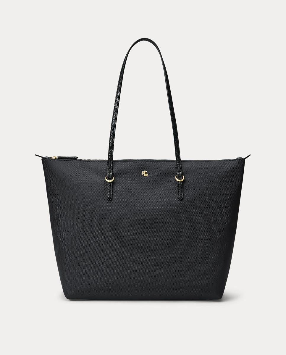 Tote Keaton de nylon con cremallera - Lauren Ralph Lauren - Negro Negro-1