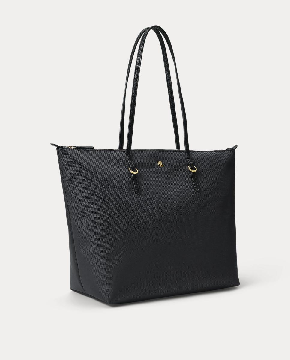 Tote Keaton de nylon con cremallera - Lauren Ralph Lauren - Negro Negro-3