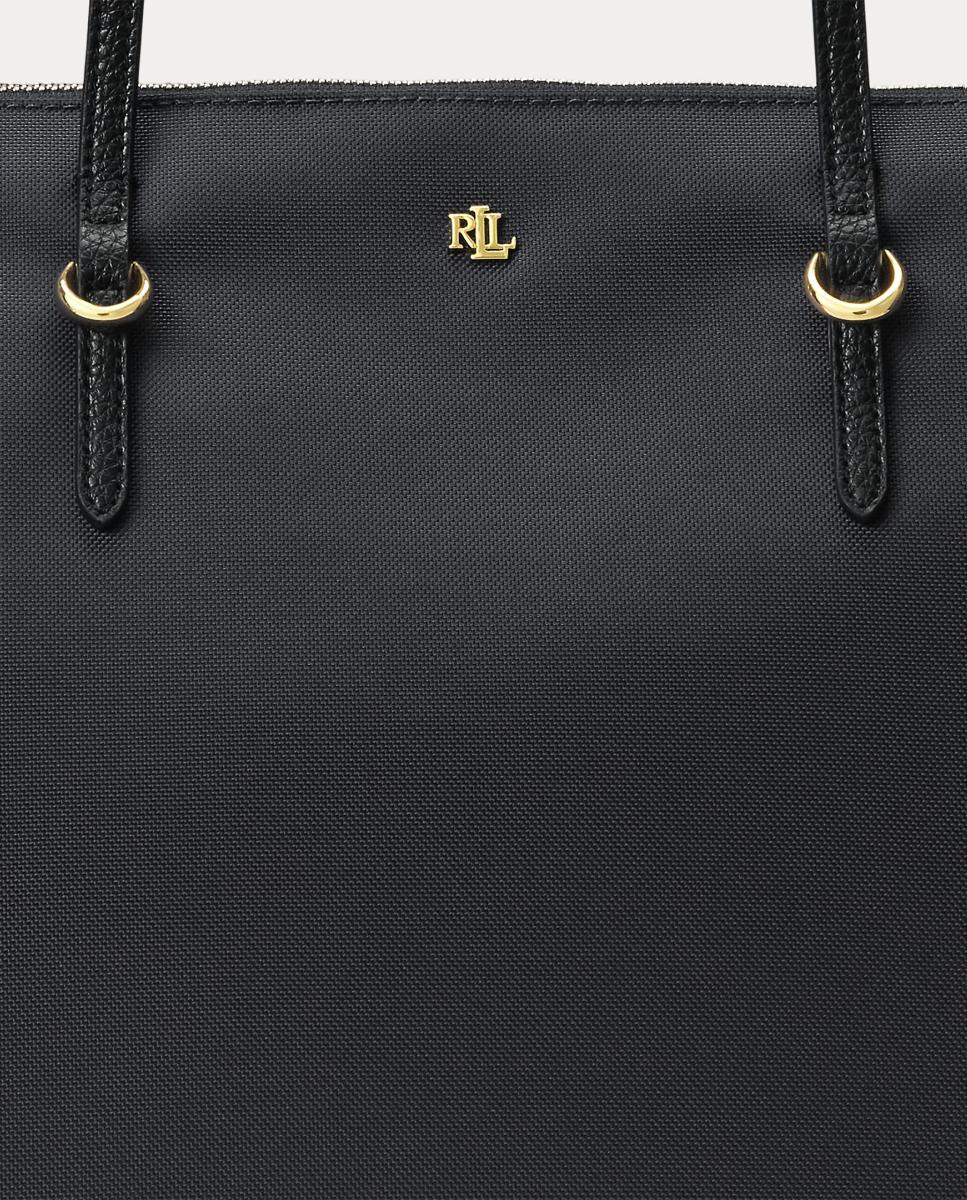 Tote Keaton de nylon con cremallera - Lauren Ralph Lauren - Negro Negro-6