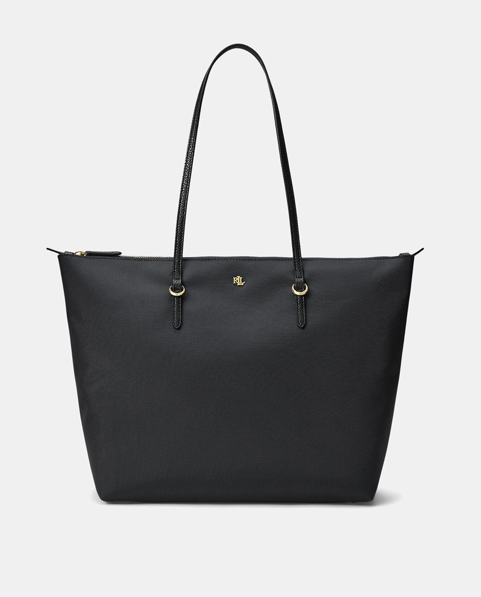 Tote Keaton de nylon con cremallera - Lauren Ralph Lauren - Negro Negro-8