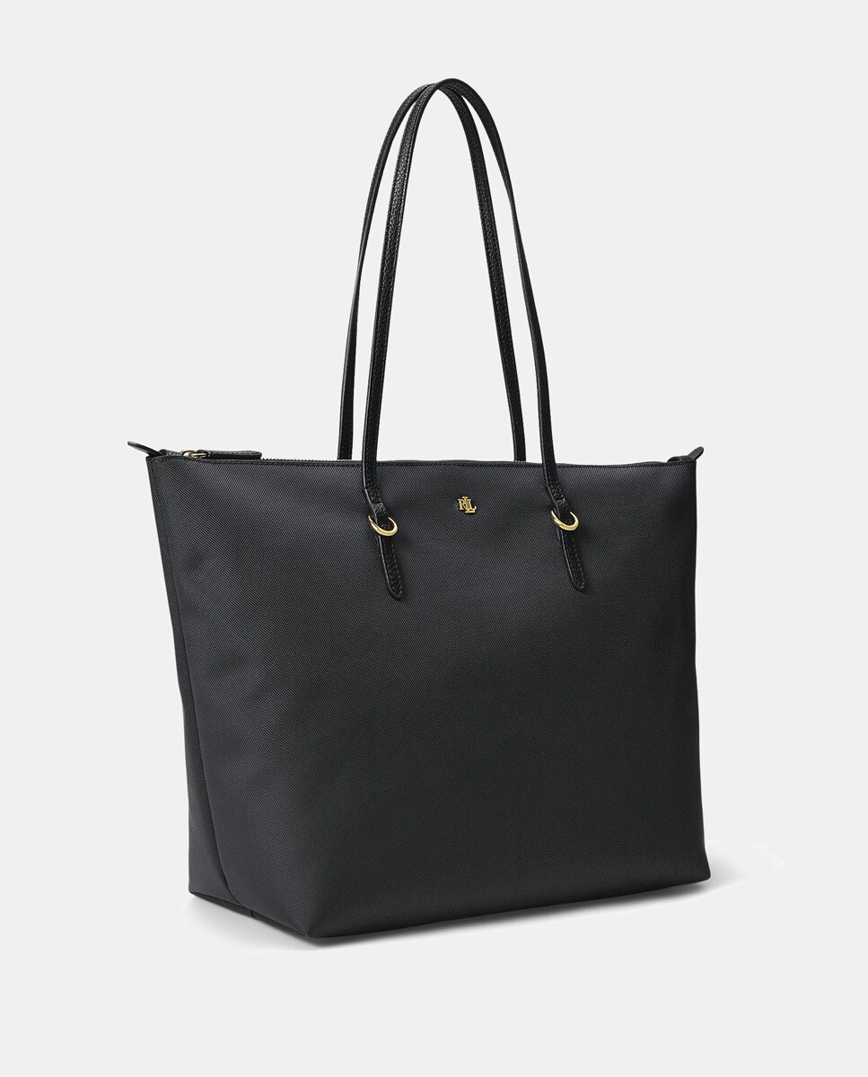 Tote Keaton de nylon con cremallera - Lauren Ralph Lauren - Negro Negro-9