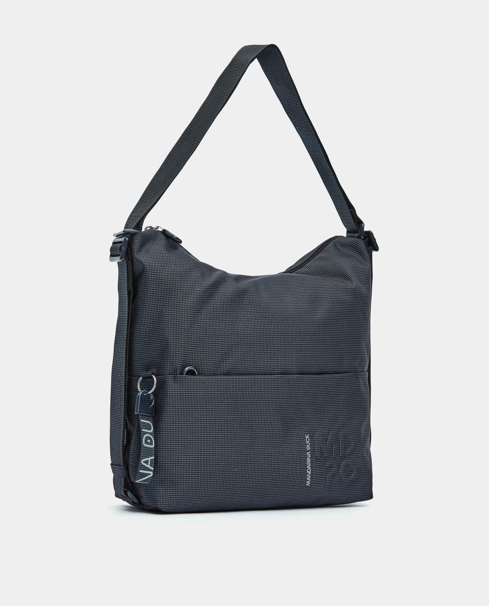 Imagen 2 de Bolso en tejido convertible mochila - Mandarina Duck - Azul claro Azul marino