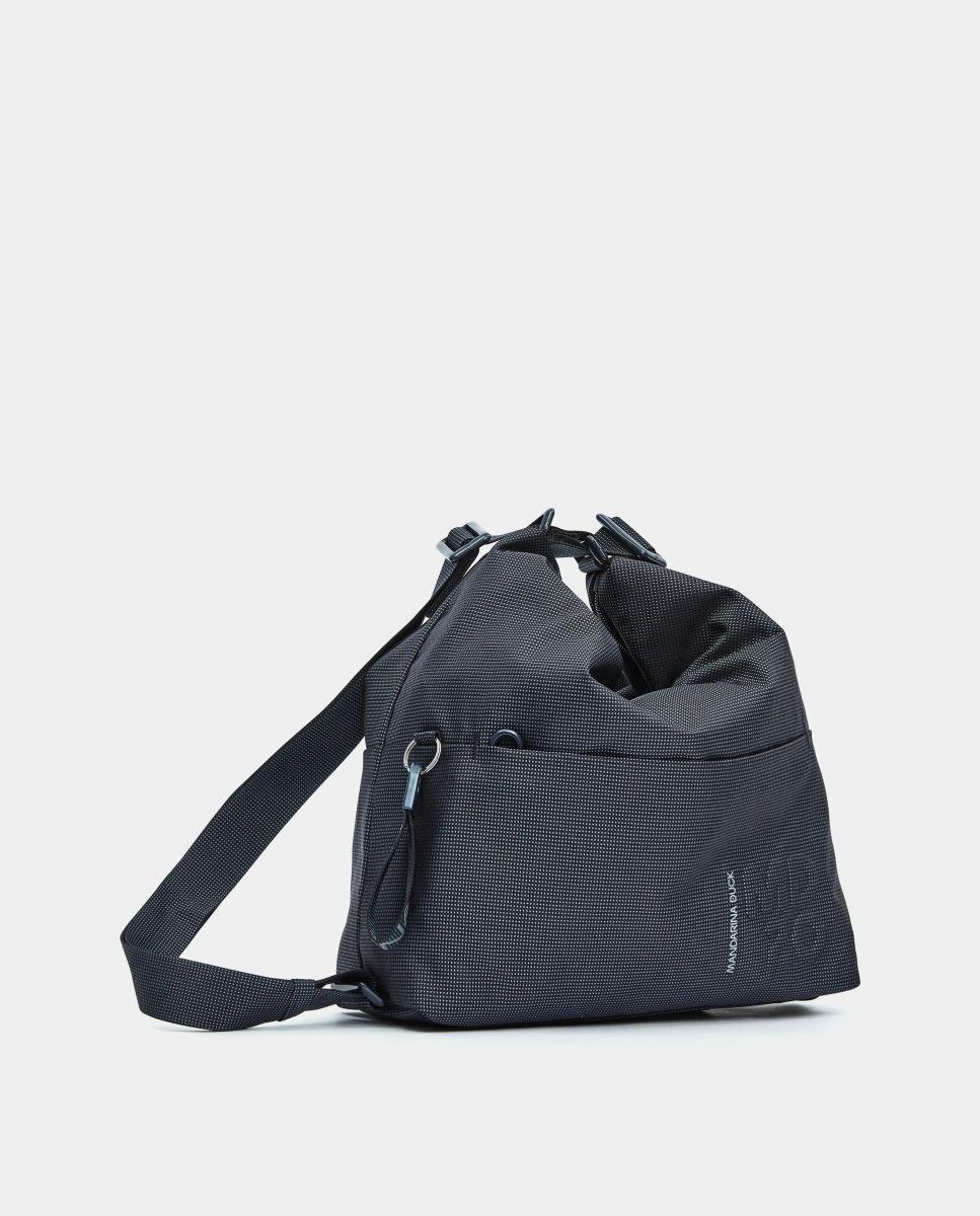 Imagen 4 de Bolso en tejido convertible mochila - Mandarina Duck - Azul claro Azul marino