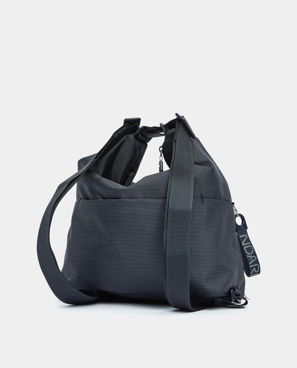Imagen 5 de Bolso en tejido convertible mochila - Mandarina Duck - Azul claro Azul marino