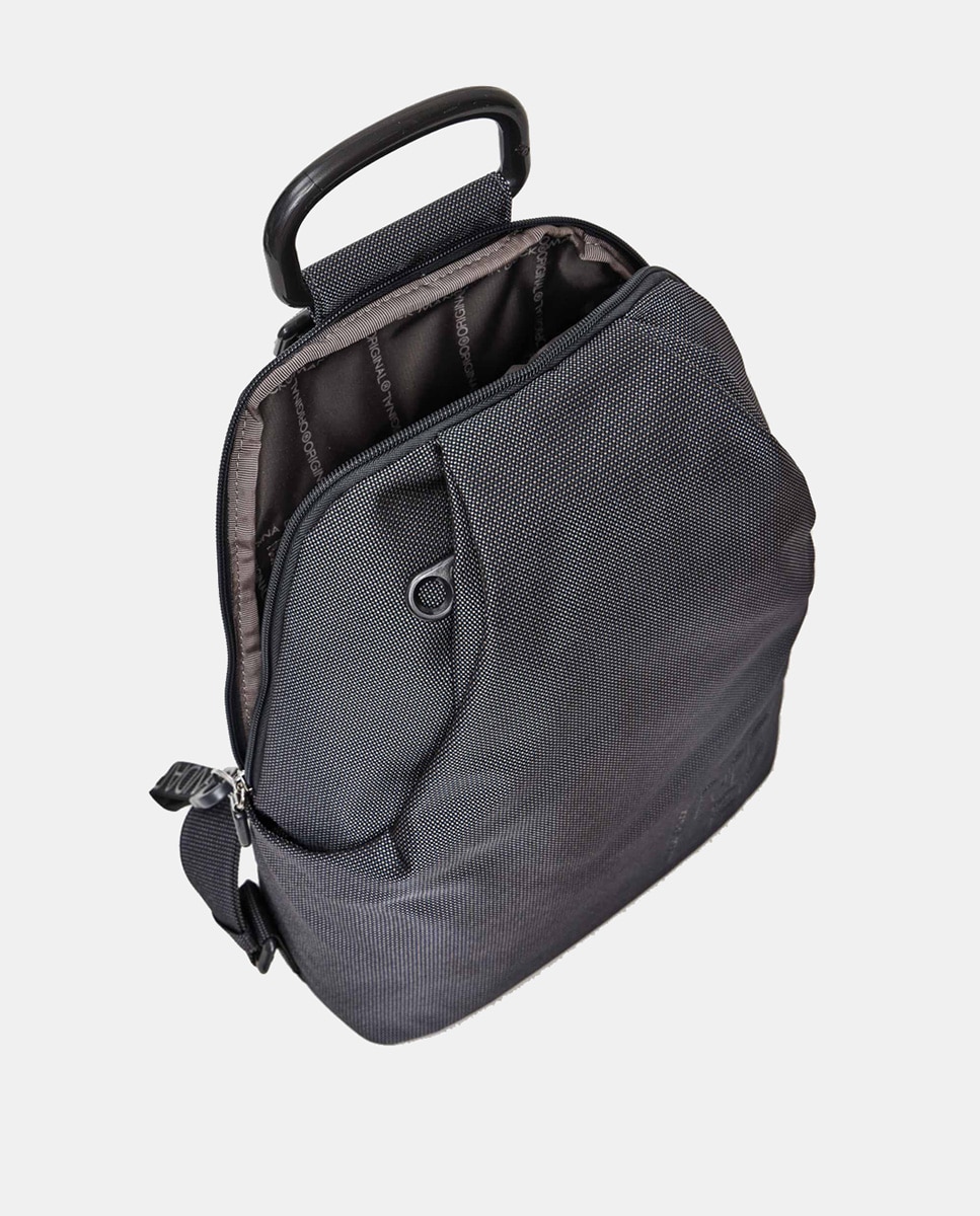 Mochila Pequena com Fecho de Correr Cinzento-escuro-8