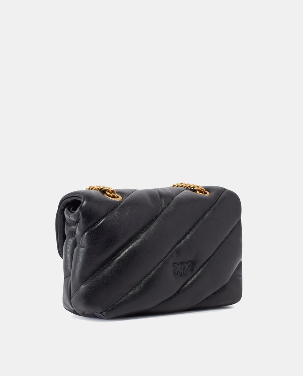 Mala a Tiracolo Love Puff Mini Preto-4