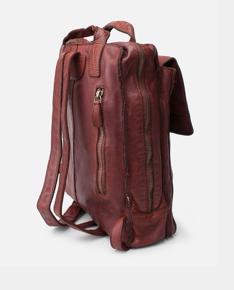biba leather backpack SYT3L Sylva convertible shoulder bag Copper  CW CW MOCHILA BIBA GAY2L GARY 
