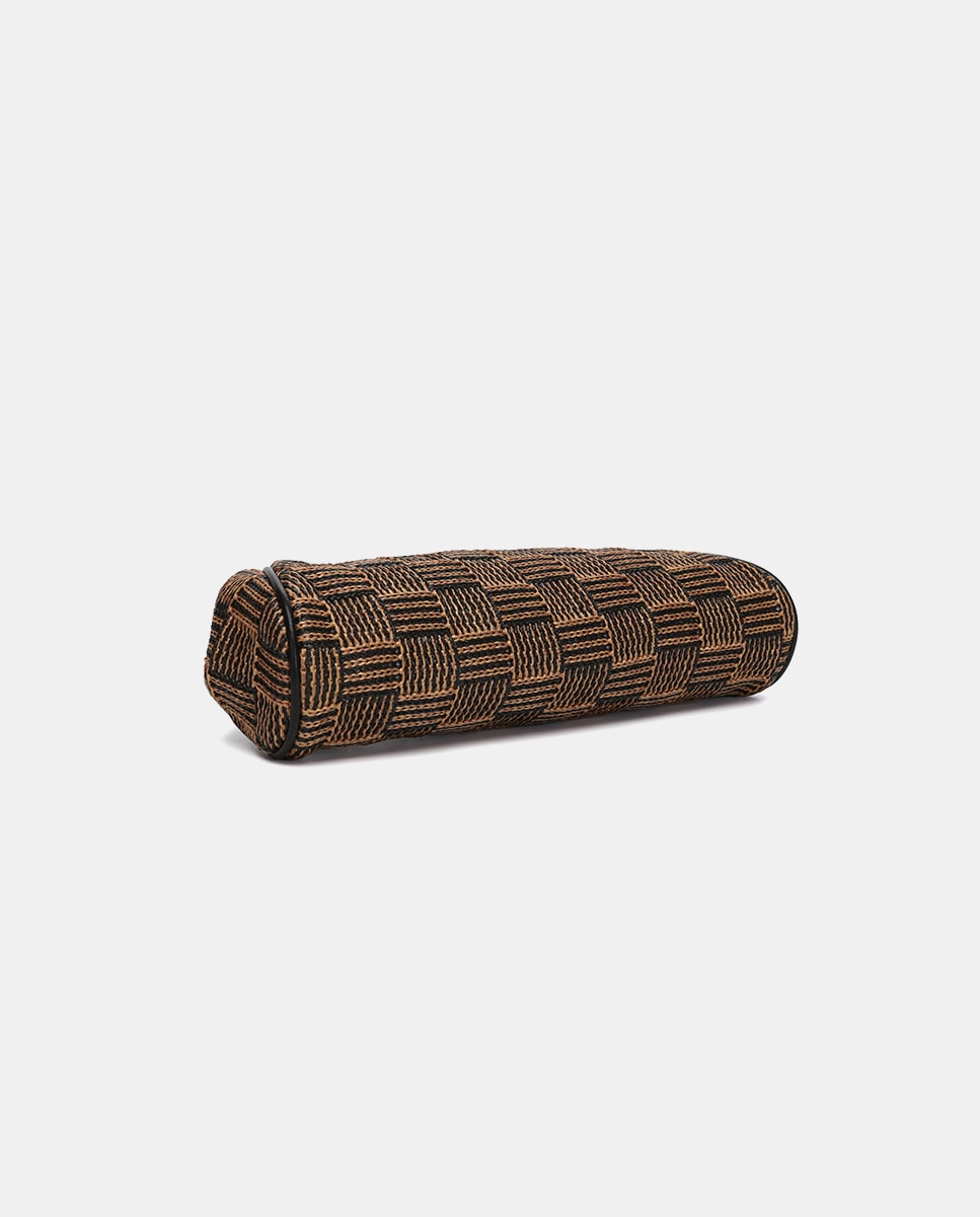 Mala Clutch de Festa Oceans Diary com Estampado - Castanho Castanho-4