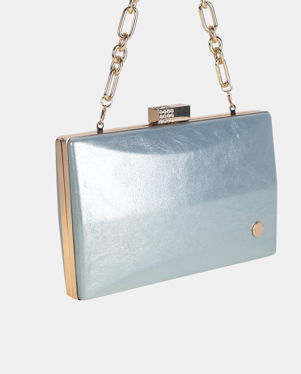Azul Celeste Bolsos De Fiesta Azul Claro Clutch De Forma