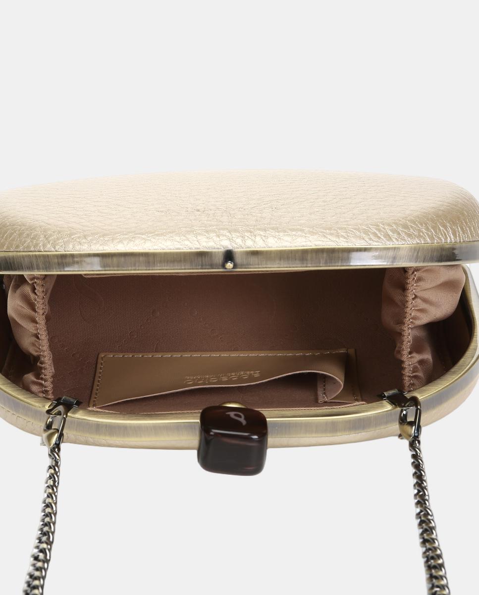 Mala Clutch Freedom em Veludo Preto-4
