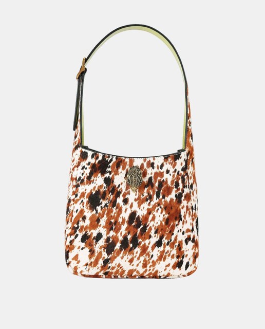 Imagen 0 de Bolso hobo estampado de vaca