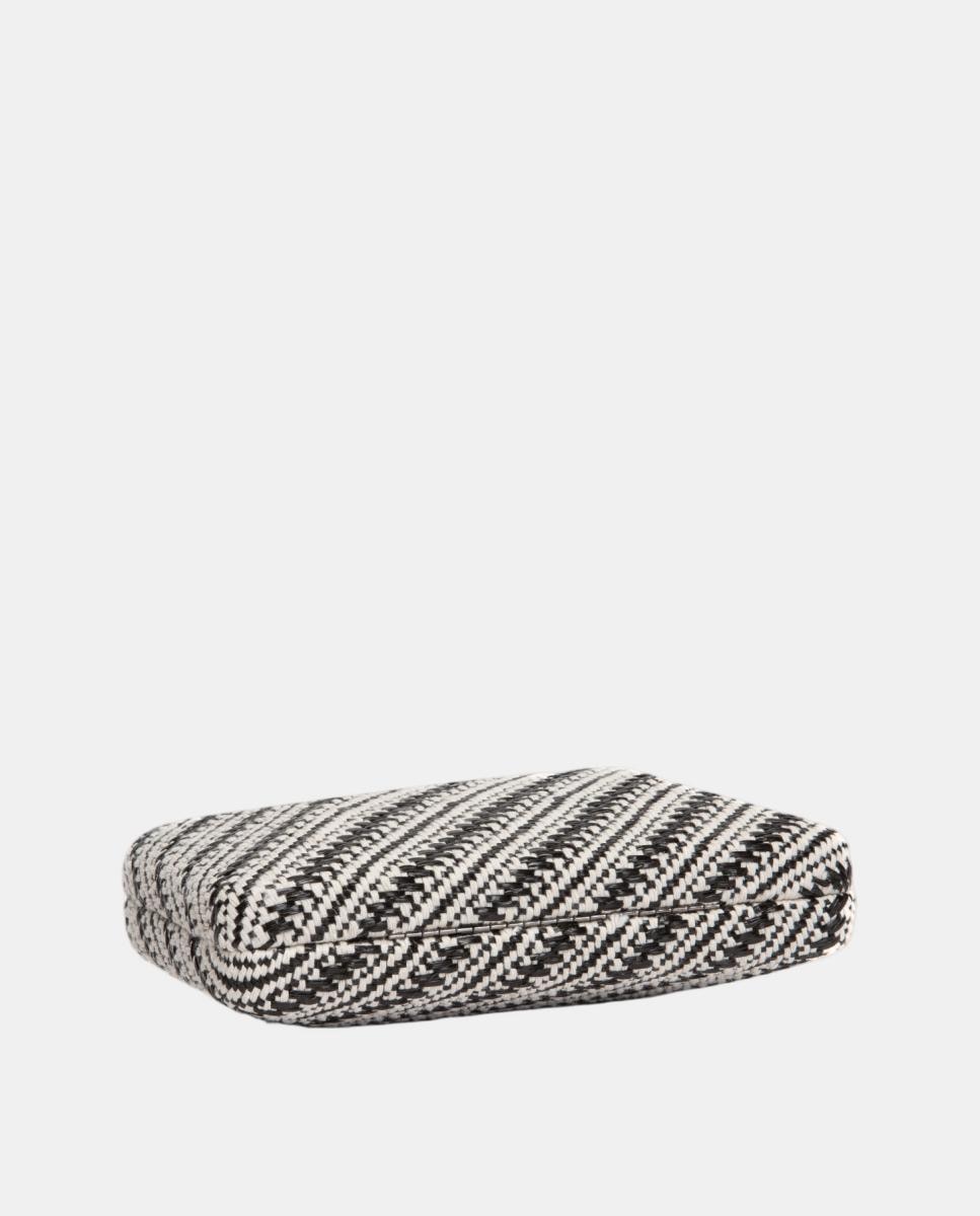Clutch de fiesta con boquilla de madera - Abbacino - Negro Negro-6