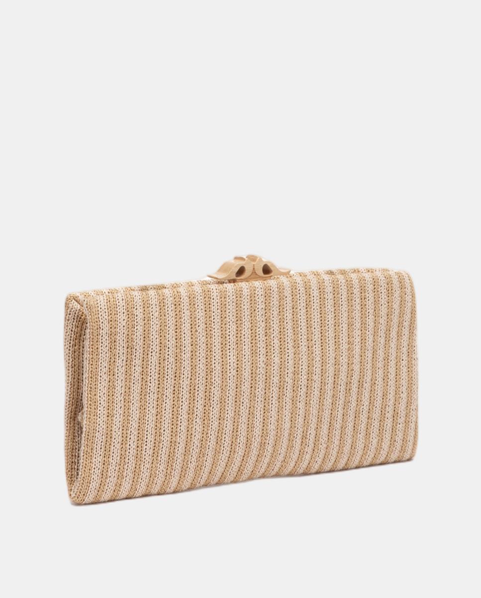 Clutch de fiesta a rayas con boquilla - Abbacino - Naranja Naranja-2