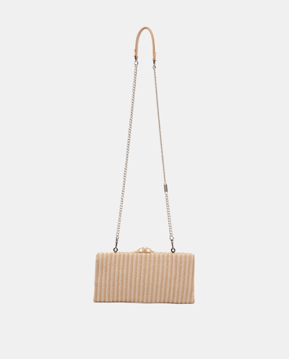 Clutch de fiesta a rayas con boquilla - Abbacino - Naranja Naranja-3