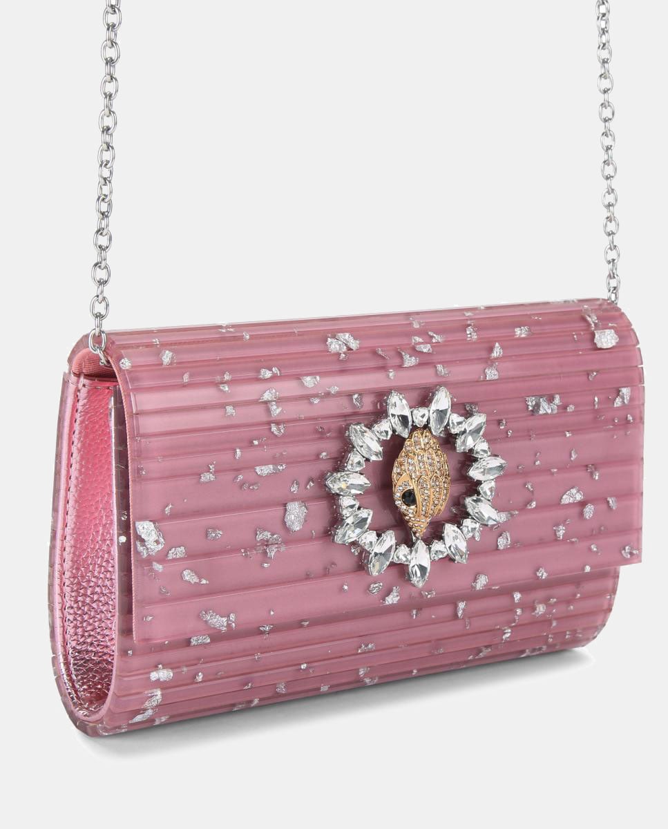 Mala Clutch de Festa Rosa-2