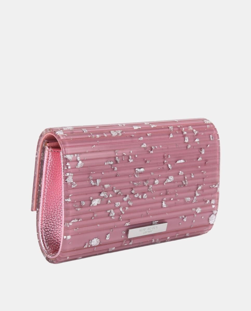 Mala Clutch de Festa Rosa-3