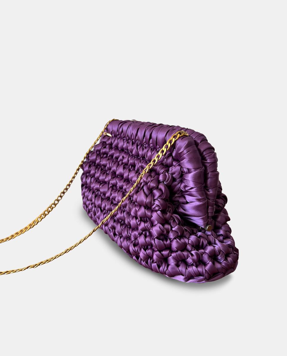 Bolso de fiesta modelo Carmen de Madremia - Morado Morado-2