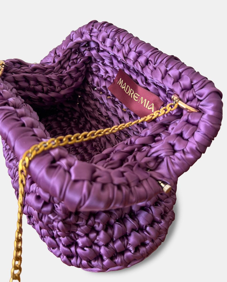 Bolso de fiesta modelo Carmen de Madremia - Morado Morado-3