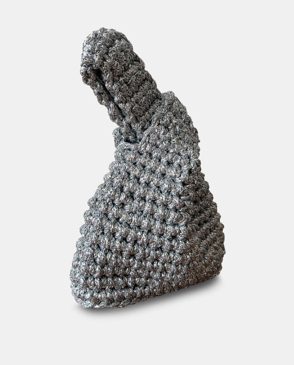 Bolso de fiesta modelo Akita de Madremia - Plata Plata-2