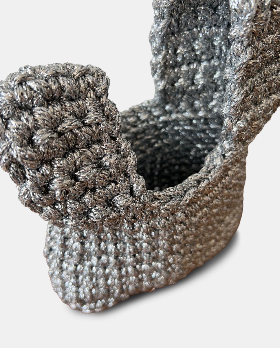 Bolso de fiesta modelo Akita de Madremia - Plata Plata-3