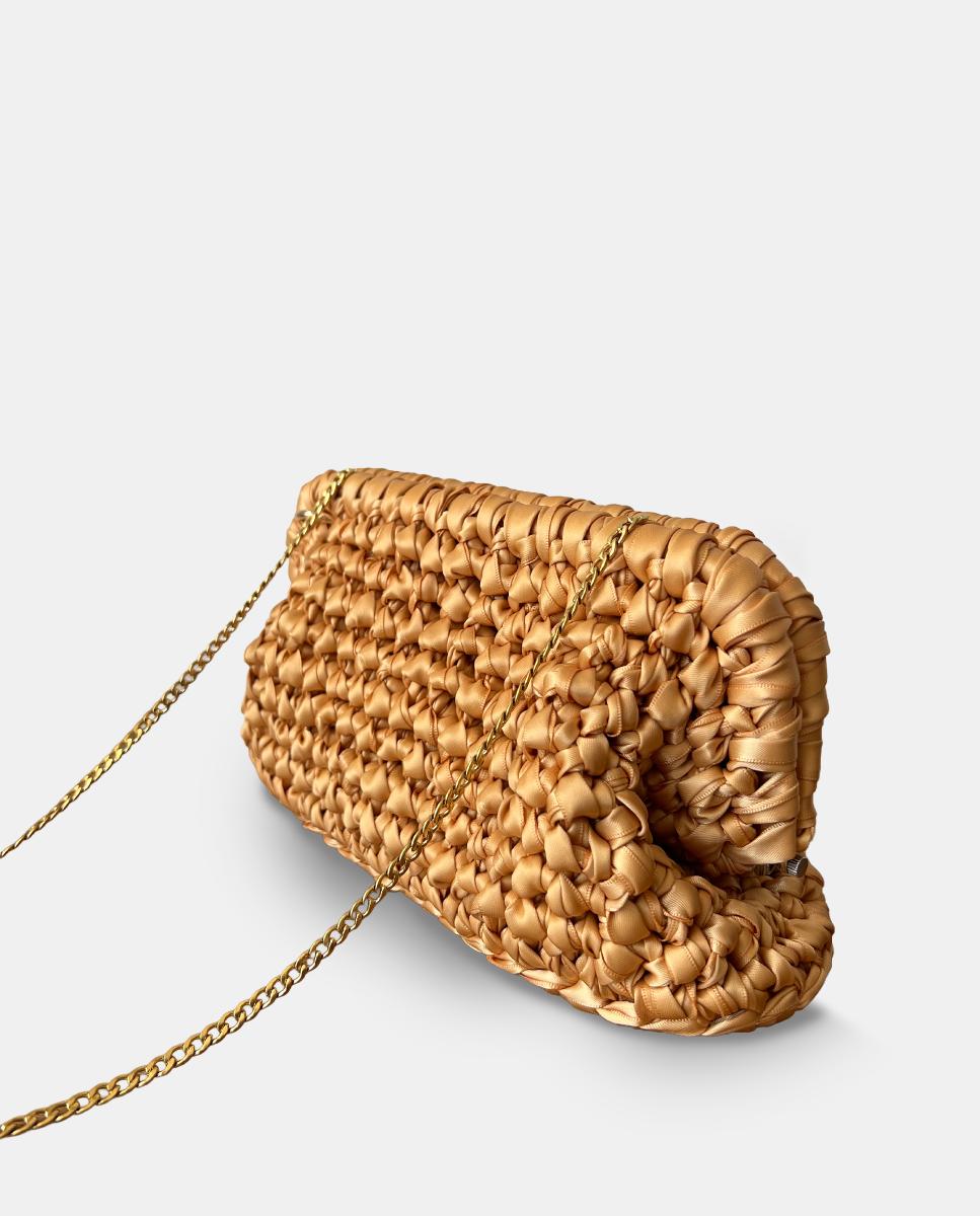 Bolso de fiesta modelo Carmen XL de Madremia - Oro Oro-2