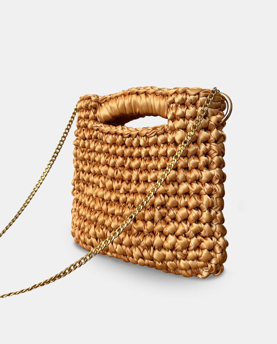 Bolso de fiesta modelo Dolores de Madremia - Oro Oro-2