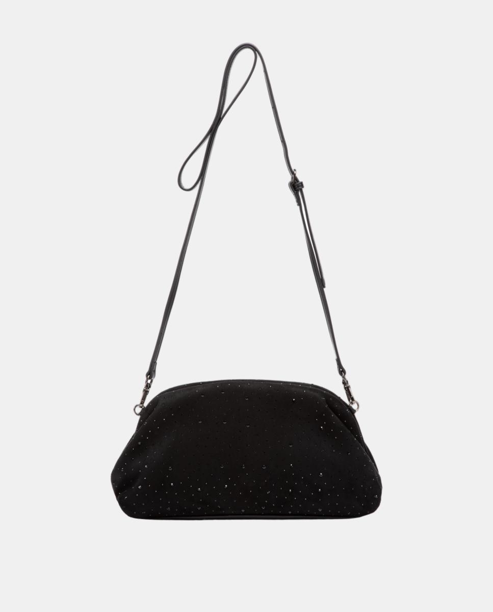 Bolso de fiesta con strass - Abbacino - Negro Negro-5