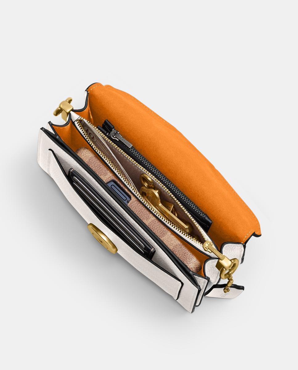 Mala de Ombro Tabby 20 em Pele Branco-5