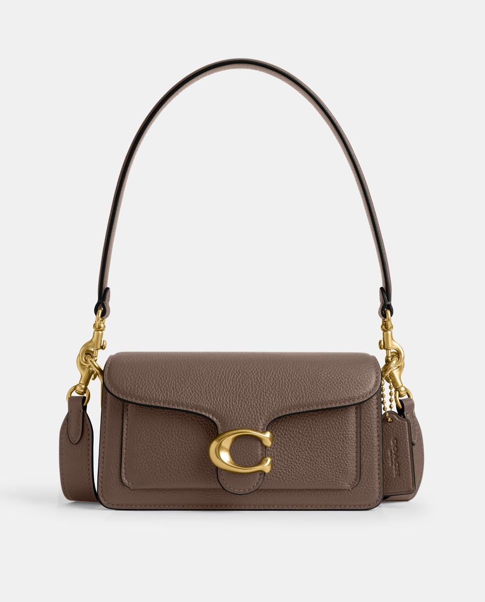 Mala de Ombro Tabby 20 em Pele Cinzento-1