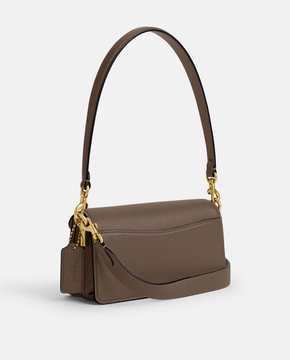 Mala de Ombro Tabby 20 em Pele Cinzento-4