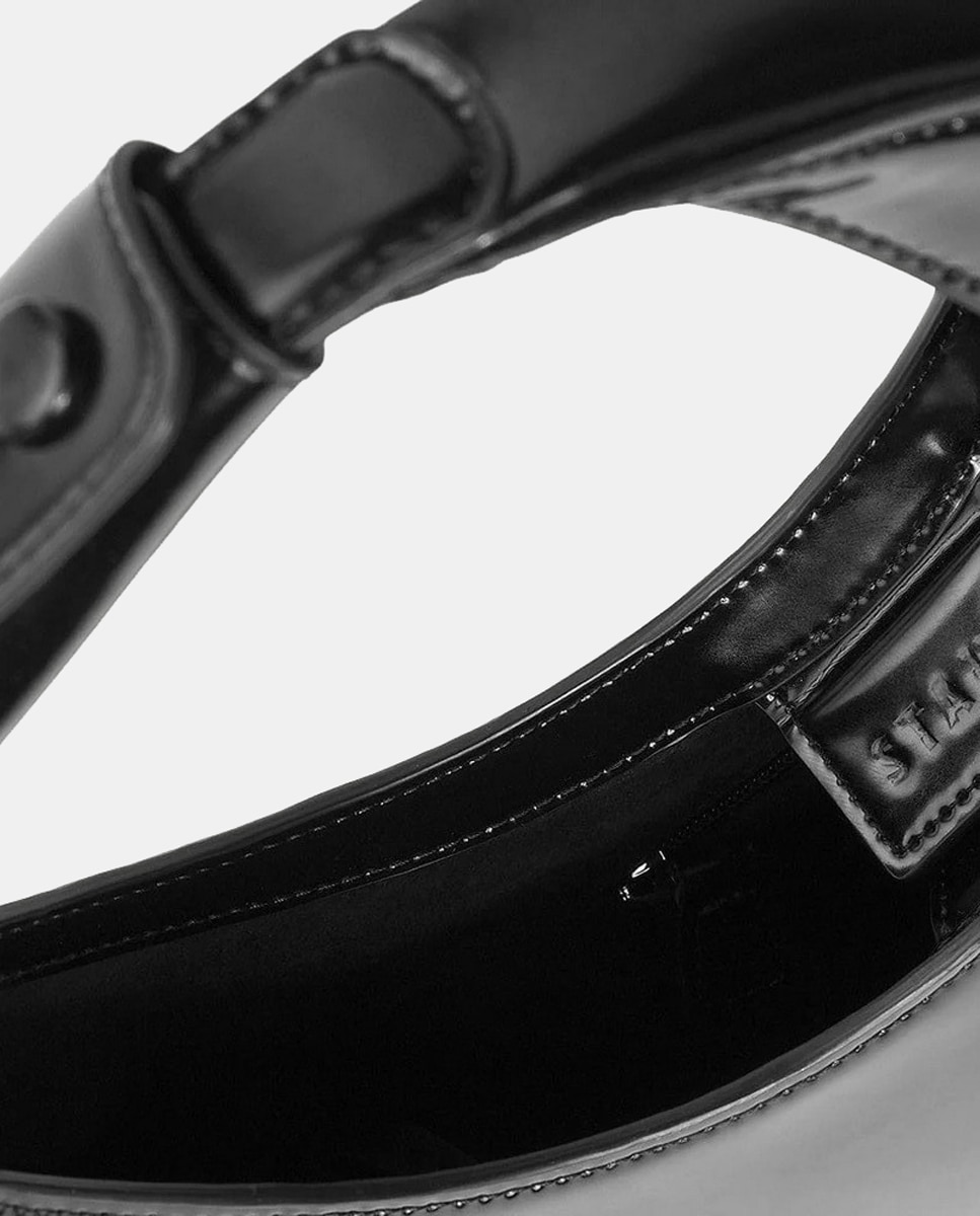 Mala Modelo Moon num Novo Couro Polido Preto-4