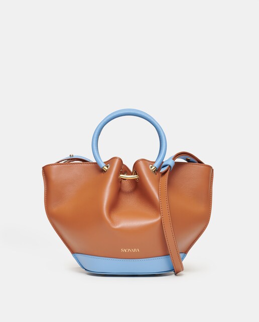 Imagem 0 de Mala Pequena em Pele com Alça de Tiracolo