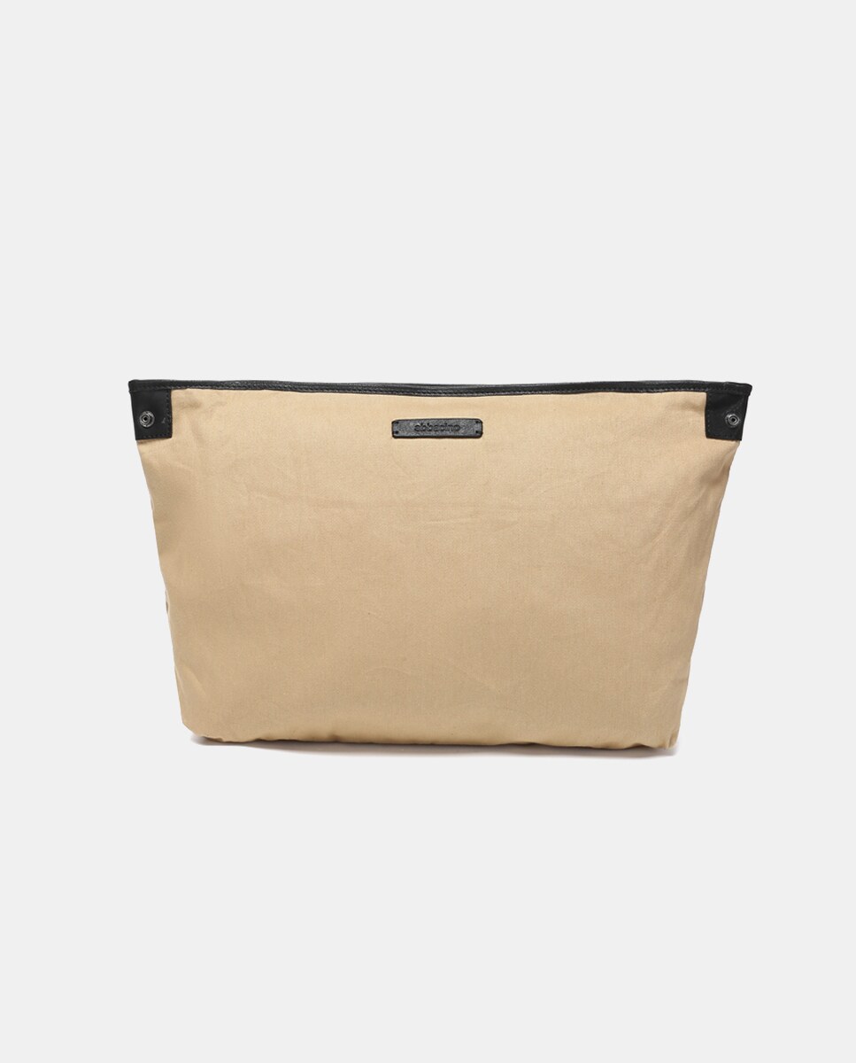 Mala de Ombro Oceans Diary em Pele - Preto Preto-5