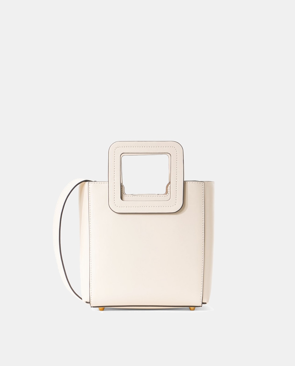 Bolso modelo Shirley en cuero vegano de - STAUD - Crema Crema-1