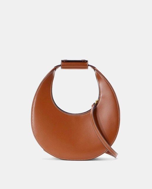 Bolso pequeño modelo mini Moon en negro de Staud