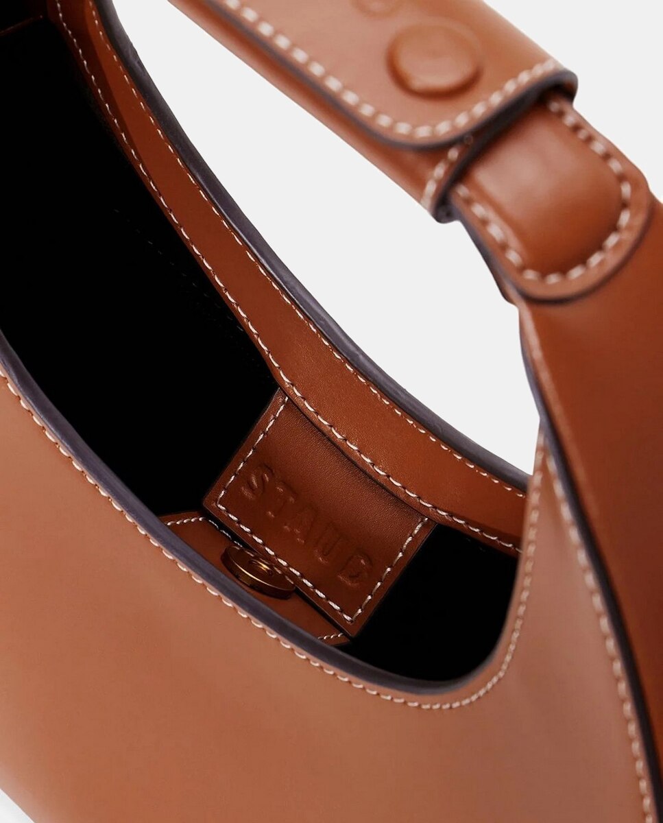 Bolso pequeño modelo mini Moon en negro de Staud - Camel Camel-4