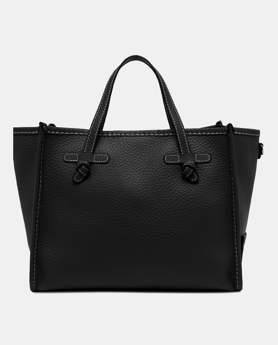 Bolso bandolera de ni tamaño mediano en piel burbuja color oro y pochette en piel a juego. - Gianni Chiarini - Negro Negro-2