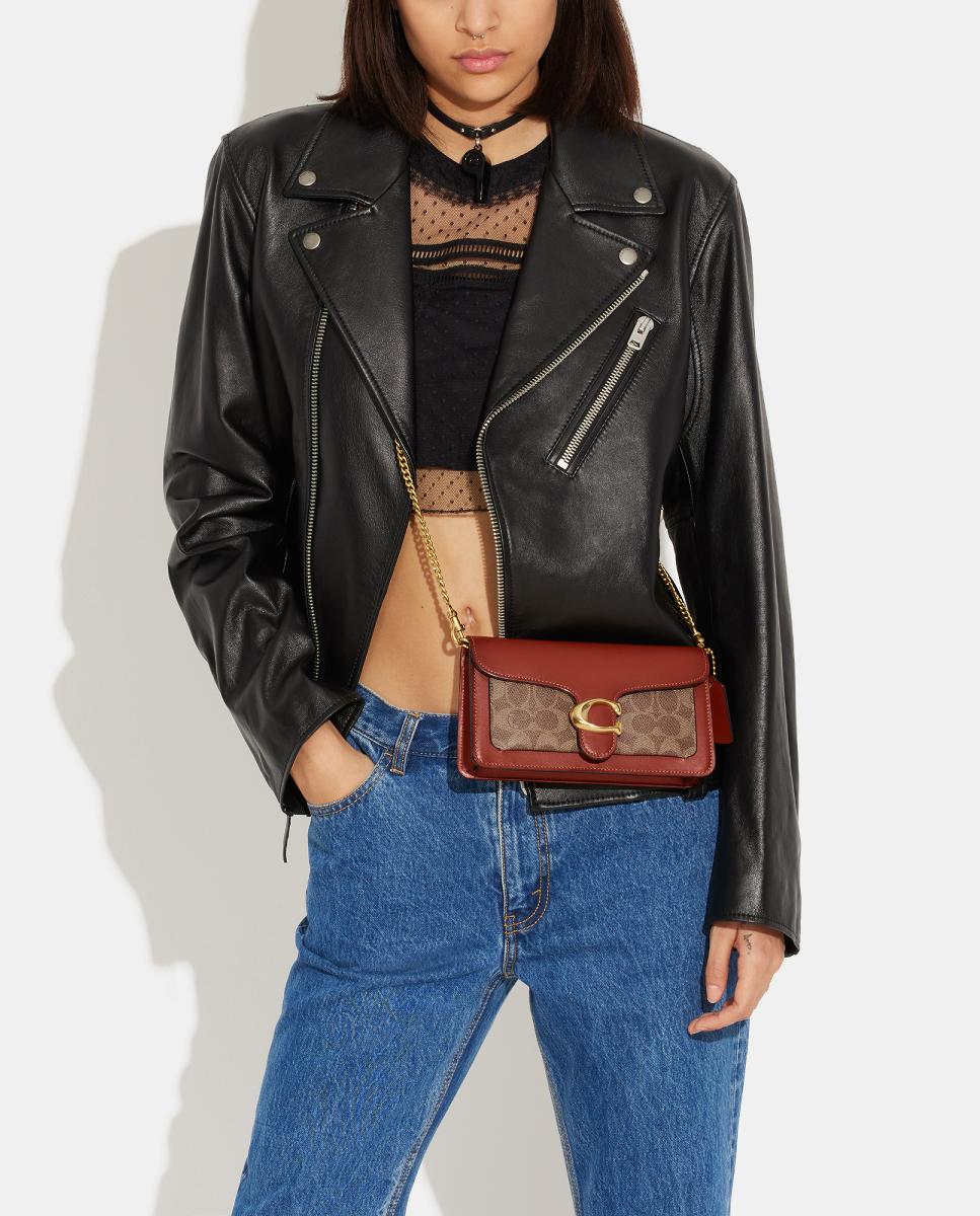 Mala a Tiracolo Tabby Chain Clutch Multicolor-2
