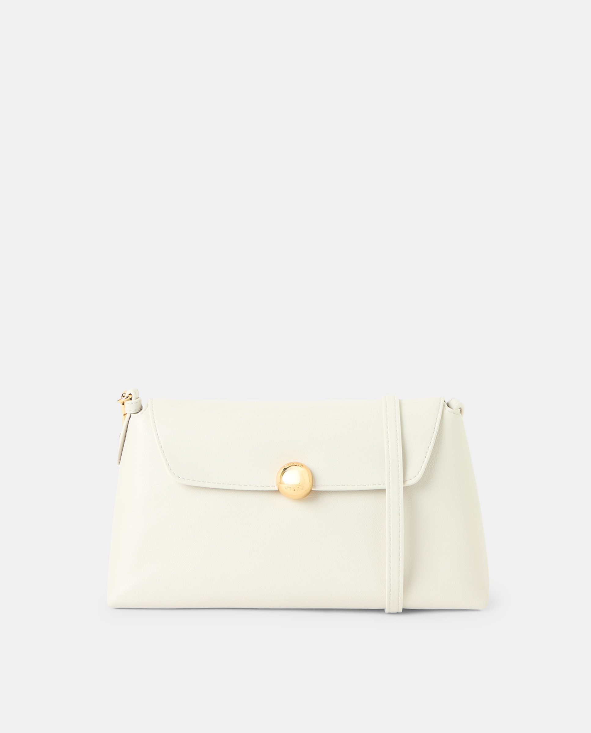 Mini Mala Soft em Pele Branco-1