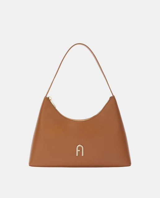 Imagem 0 de Mala de Ombro Grande Diamante de Pele - Lilás