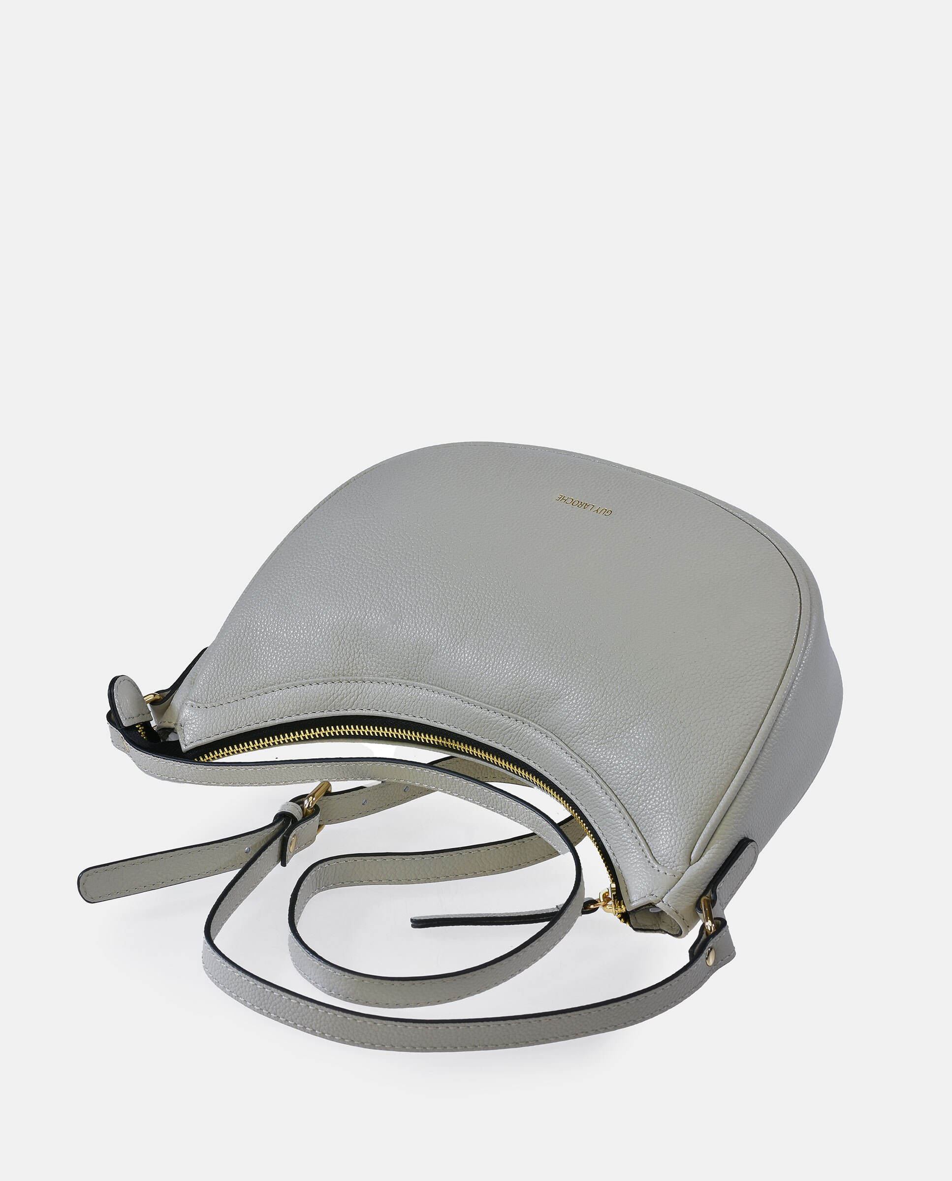Mala Crossbody Gôndola em Pele Branco-2